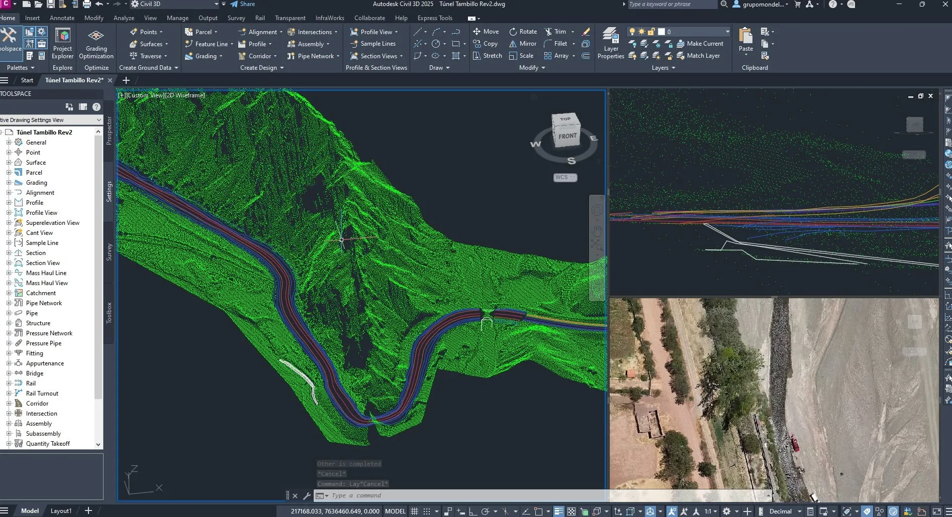 Clasificación de nube de puntos LiDAR en TerraScan