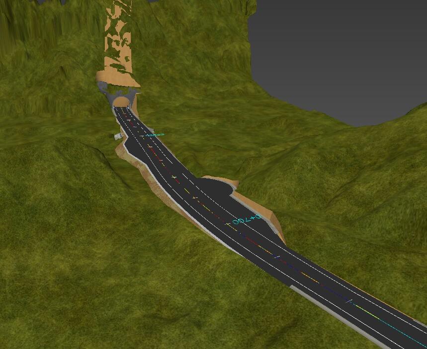 Render BIM portal de túnel